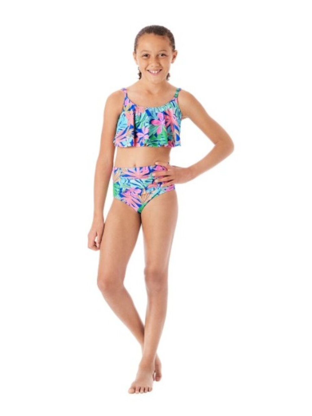 Member's Mark Girls 2-Piece Flounce Bikini Set-Size 2T-NWT